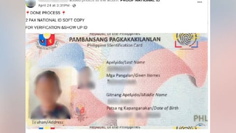 PSA warns public against fake National IDs