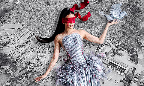 In conversation with Cebu designers behind Gabbi Carballo's 'Binaliw' eco dress