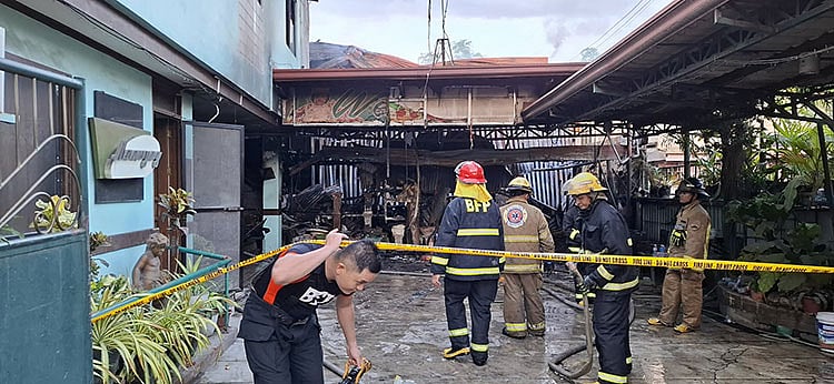 German national dies in Mandaue pension house fire