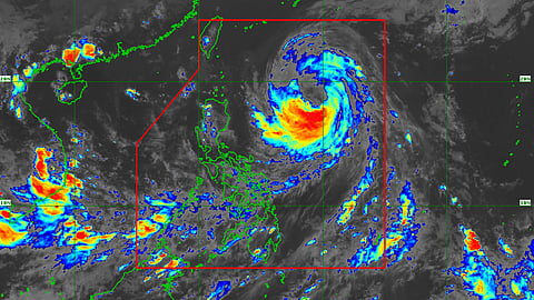 'Domeng' intensifies into a typhoon
