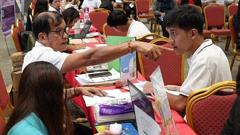 ZAMBOANGA. Fifty job seekers were hired on the spot during the job fair Friday, May 29, 2026, organized by the Public Employment Service Office (Peso) of the City Government of Zamboanga at the convention center of the KCC Mall de Zamboanga. (SunStar Zamboanga)