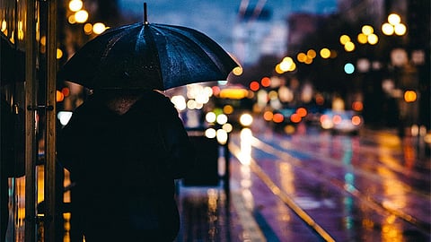 Raining
