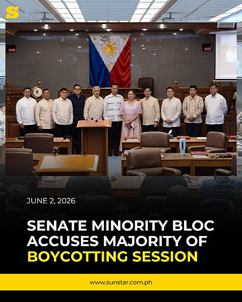 Mayoriya sa Senado giakusahan sa minoriya nga ni-boycott sa sesyon