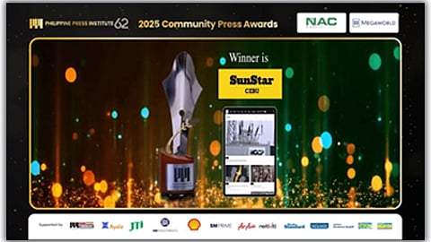 SunStar Cebu wins 2 awards at PPI’s 
community press awards