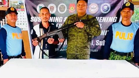 Sulu town’s bid for gun-free declaration gains ground