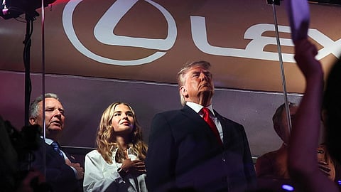 Trump gi-boo sa iyang pagtan-aw sa NBA Finals