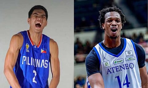 Rene Clert Baterbonia (left) and Divine Adili (Photo courtesy of Facebook/ Rene Baterbonia and UAAP Media)