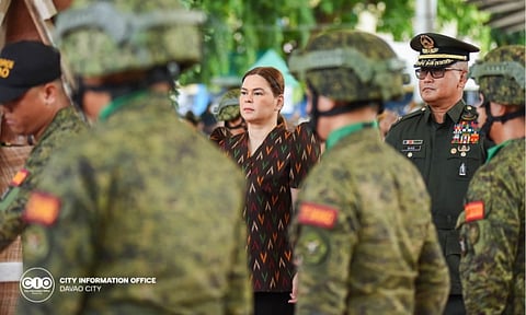 Vice President Sara Duterte served as the guest of honor during the commemoration of the the 128th Anniversary of Philippine Independence on Friday, June 12, 2026 at the Rizal Park in Davao City.