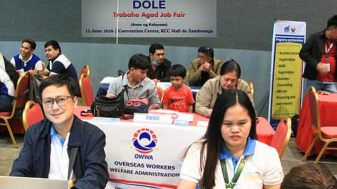ZAMBOANGA. The Overseas Workers Welfare Administration is among the 21 government agencies who join the one-stop shop services of the Department of Labor and Employment during the 128th Independence Day celebration. (SunStar Zamboanga)