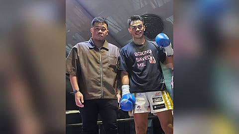 Laurente forces opponent to quit in 4th round
