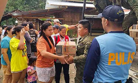 Joint Task Force (JTF) Agila intensified its humanitarian assistance and disaster response (HADR) operations across earthquake-affected communities in Sarangani Province and Davao Occidental, working alongside local government units, national government agencies, and civilian volunteers to ensure the timely delivery of assistance to affected families.