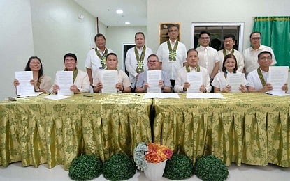 VACCINE DEVELOPMENT. Agriculture Secretary Francisco Tiu Laurel Jr. (center) leads the signing of the agreement for the establishment of the Animal Vaccine Development Program (AVDP) in partnership with the DA-National Livestock Program, the Bureau of Animal Industry, the Philippine Carabao Center, and Central Luzon State University on Monday (June 15, 2026). The program aims to develop local vaccines against some of the livestock sector’s most destructive diseases. (Photo courtesy of DA)