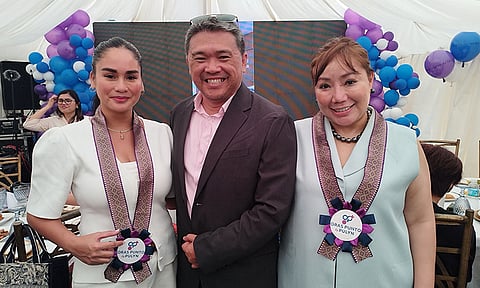 SMILES. Laarni Amistad, Matt Marvin Cabalquinto and Lorylie Manalili Cabalquinto.