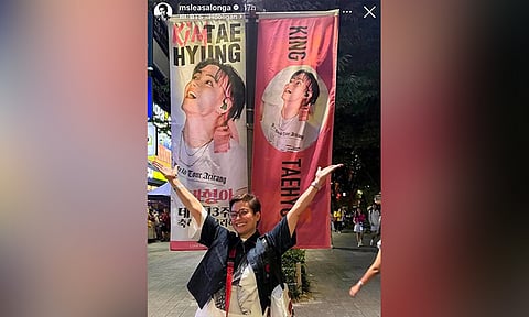 Lea Salonga attends BTS concert in Busan
