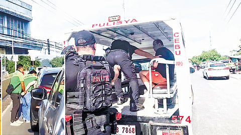 Langyaw nga ‘nakaligis’ naapsan sa Talisay City 