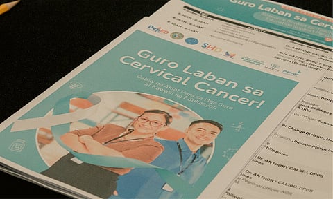 Education stakeholders are introduced to the resource booklet for teachers and education support personnel. 