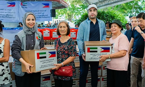 The UAE sends urgent food and water aid to Sarangani earthquake victims, with plans to distribute 20,000 relief parcels.
