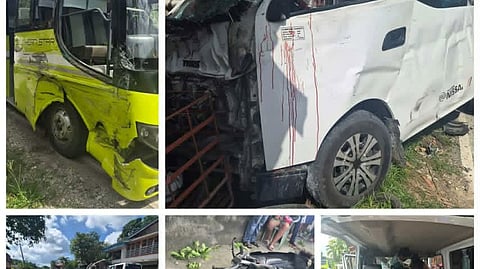 One dead, 14 injured in vehicle collision in Alicia, Bohol 