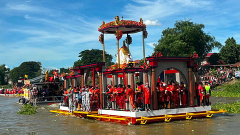 APUNG IRU LIBAD FESTIVAL 
Hundreds of Catholic faithful participate in the 182nd Apung Iru Libad Festival, the annual fluvial procession in honor of Apalit town's patron, Saint Peter the Apostle, known locally as "Apung Iru." Photo by Tristan Jingco