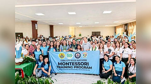 Kapin 260 day care teachers sa Cebu City gibansay sa Montessori education