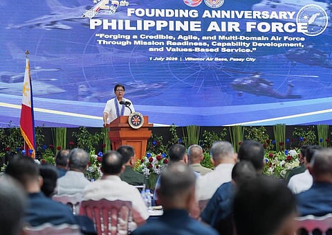 PASAY. President Ferdinand "Bongbong" Marcos Jr. on Wednesday, July 1, 2026, reaffirmed the government’s commitment to supporting the modernization of the Philippine Air Force (PAF) as it marked its 79th founding anniversary at Villamor Air Base in Pasay City.