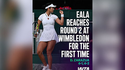 Alex Eala sulod sa 2nd RD. sa Wimbledon