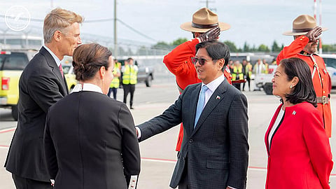 Marcos arrives in Canada for 4-day official visit