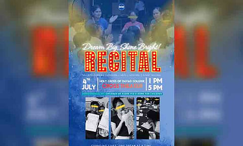 Making New Dreamers Inc. hosts the 'Dream Big, Shine Bright Recital' for Padre Pio's Home for Children at Holy Cross of Davao.