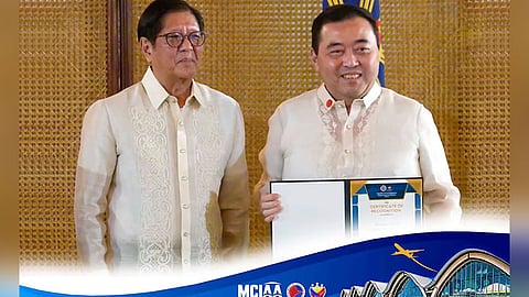 Mactan-Cebu Airport honored for P129.96M National Government contribution