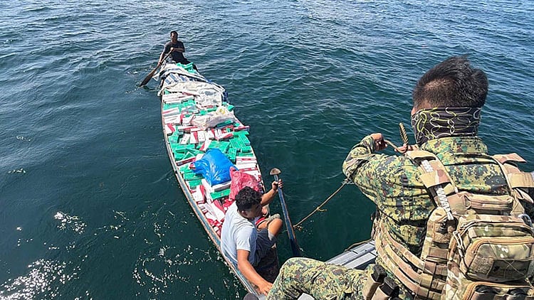 P6.5-M smuggled cigarettes seized off Zamboanga
