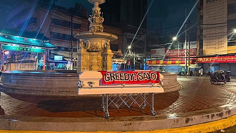 NCR police probe abandoned caskets with anti-China banners