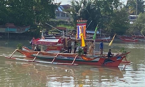 After a seven-year hiatus, a traditionally decorated outrigger boat carrying members of the city's ethnolinguistic communities navigates the Davao River for the "Subang Sinugdanan ug Panagtagbo" (River Sunrise and Meeting) fluvial parade on Friday, August 7, 2026. The historic cultural event reenacts the early meeting, trade, and unity of Davao's 11 indigenous and Moro tribes, officially kicking off the monthlong Kadayawan Festival celebrated under the theme "We Are One KadayaOne."