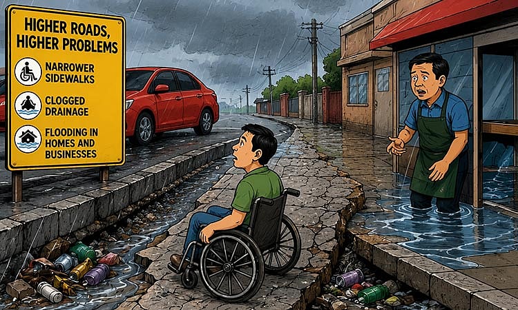 When Cebu City roads keep rising, residents, businesses pay the price