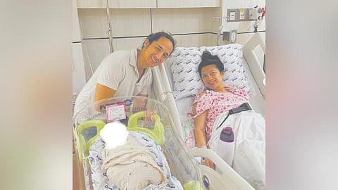 Mav Gonzales pays nearly P700K for childbirth