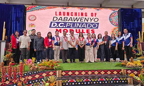 Education stakeholders and local leaders gather at the Holy Child College of Davao (HCCD) Jacinto Campus during the official launch of the "Dabawenyo D.C. Plinado" modules for private schools on August 13, 2026. The collaborative civic initiative—developed by the DepEd Davao City Division and piloted by HCCD—seeks to embed discipline, character, and responsible citizenship into the local private school curriculum. Pictured on stage are representatives from the City Government of Davao, DepEd Region XI, HCCD school board executives, and administrators from the Davao Association of Private Schools and School Administrators (DAPRISSA) and the Davao Association of Catholic Schools (DACS).