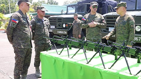 6ID hands over mobility assets, service firearms