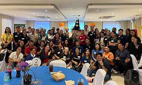 Representatives from multi-sectoral partner organizations pose for a group photo during the launch of the 2026 National Teachers' Month (NTM) campaign. Led by the National Teachers' Month Coordinating Council (NTMCC) and the Metrobank Foundation, Inc. (MBFI), this year's celebration carries the theme "Teacher, Ikaw Naman!" (Teacher, It's Your Turn!) and calls on businesses, government agencies, and civic groups to invest in initiatives targeting teachers' well-being, professional growth, and alignment with EDCOM II priority areas.
