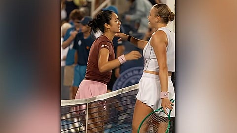 Anisimova breaks Eala