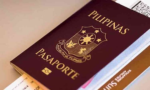 Philippine passport.