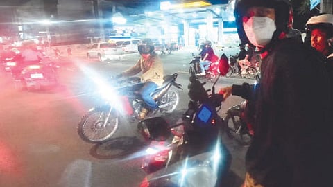 Nanghulga sa dalan, lisensya gisuspenso