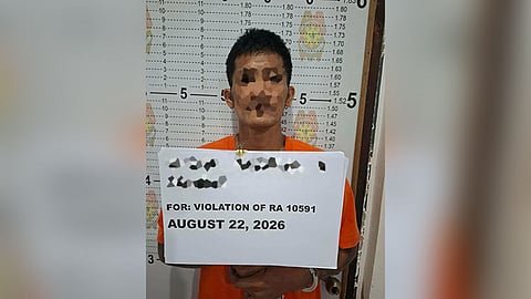 Ex-convict balik sa selda human nakuhaan og armas