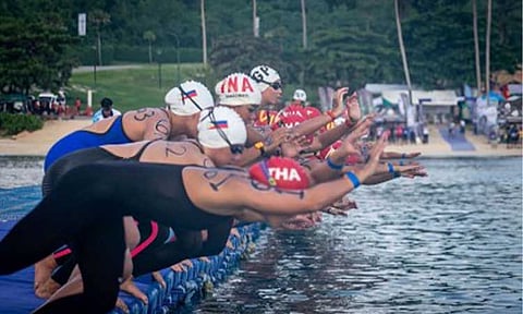 4th Southeast Asian Open Water Swimming Championships in Boracay (Photo courtesy of PAI/Pet Salvador)