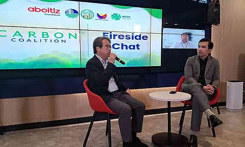 Archeda Inc. Senior Officer Masayuki Kurihara and DENR- Forest Management Bureau Assistant Director Ray Thimas Kabigting discuss how the Philippines preparing to participate in the ASEAN’s growing carbon market at the recent session of the CarbonPH Coalition Education Series.