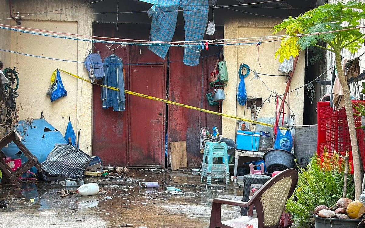Fire hits Vic Enterprises warehouse in Cebu City