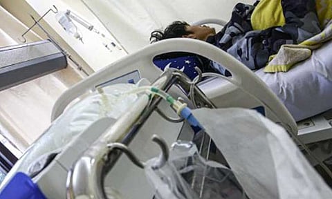 PEAK CAPACITY. A leptospirosis patient recuperates at the National Kidney and Transplant Institute in Quezon City on Tuesday (Aug. 25, 2026). The government has mobilized a network of hospitals and activated a coordinated referral system to prevent the rising number of leptospirosis patients from overwhelming individual health facilities. (PNA photo by Joan Bondoc)