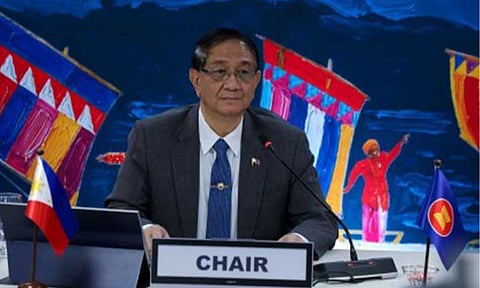 ASEAN SOLIDARITY. Department of National Defense (DND) Undersecretary for Strategic Assessment and Planning Ignacio Madriaga, during the ASEAN Defence Senior Officials’ Meeting (ADSOM) held virtually on Wednesday (Aug. 26, 2026), underscores the need to preserve solidarity and centrality of the Association of Southeast Asian Nations (ASEAN) and its strategic autonomy on the back of the increasingly complex regional security environment. Citing the developments during the meeting, the DND, in a news release, said ADSOM discussions target to advance regional defense cooperation and prepare key document outcomes for the forthcoming ASEAN defense engagements. (Photo courtesy of the DND)