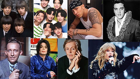 Music artists who ruled the Guinness World Records