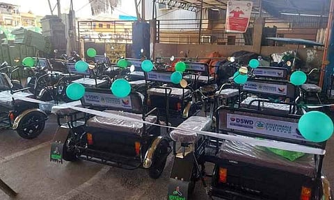 Twenty-six 4Ps beneficiaries in Barangay 31-D, Poblacion, Davao City, have launched an electric tricycle (eTrike) rent-to-own venture with a P520,000 grant from the Department of Social Welfare and Development Field Office 11 (DSWD 11).
