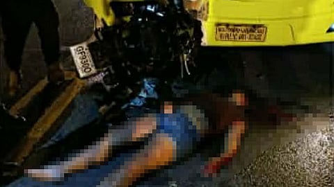 Nagsungag sa Ceres bus babaye nga rider patay