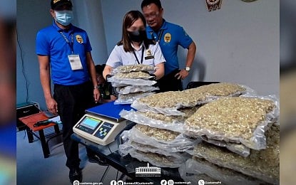 CONTRABAND. The Bureau of Customs turns over to the Philippine Drug Enforcement Agency the PHP141.895 million worth of suspected marijuana seized at the Ninoy Aquino International Airport on Sept. 1, 2026. The BOC said it continues to strengthen border protection and inter-agency coordination while facilitating legitimate trade and travel. (Photo from BOC-NAIA)